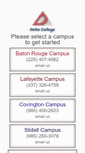 Mobile Screenshot of deltacollege.com