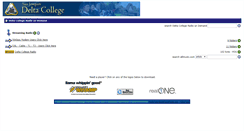 Desktop Screenshot of media01.deltacollege.edu