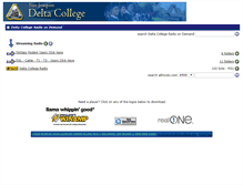 Tablet Screenshot of darwin01.deltacollege.edu